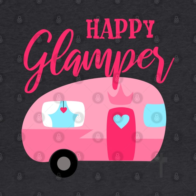 Happy Glamper by Megan Noble